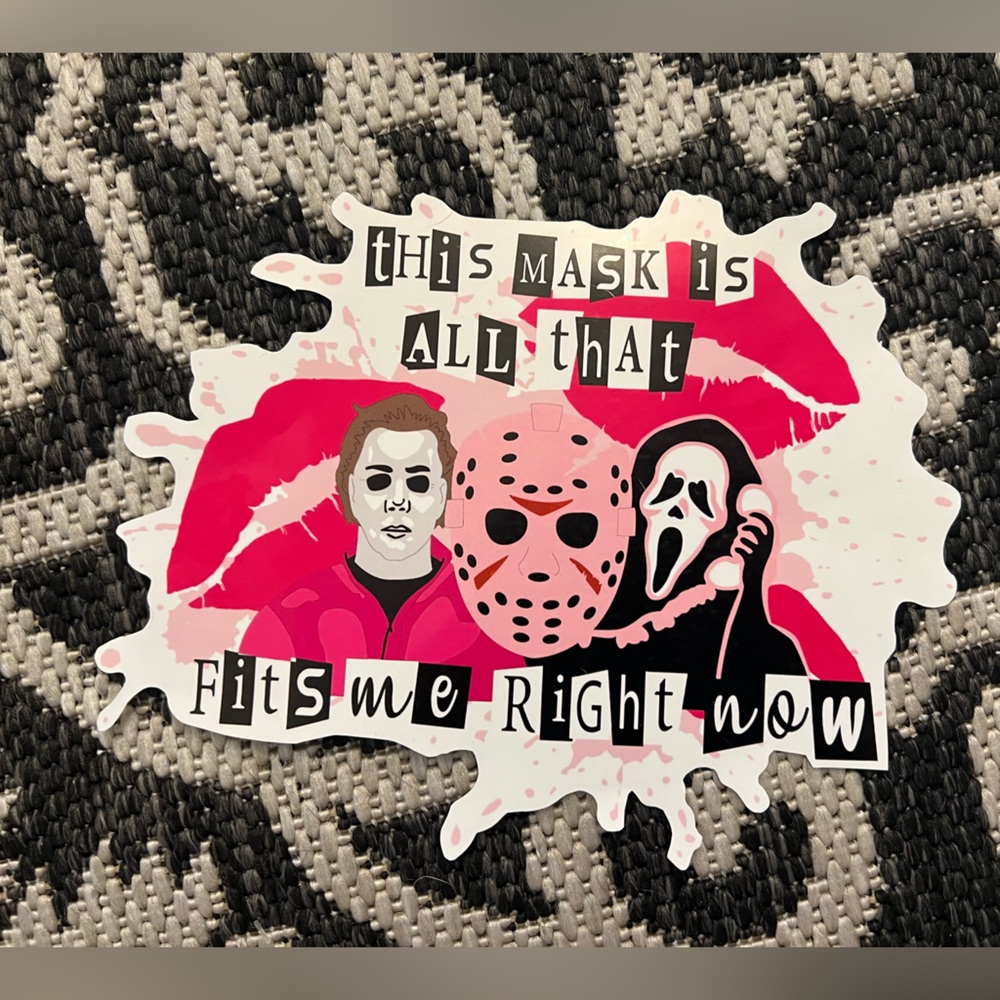 LARGE Mean Girls Halloween Scary Horror Movie Sticker! Journaling Scrapbook NEW